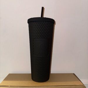 Starbucks WDW Disney 50th Anniversary Studded Black Tumbler